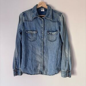 H&M Vintage Jeansblouse Size EUR 40